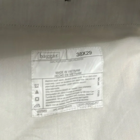 Haggar cuffed pants in grey - Picture 4 of 4